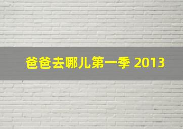 爸爸去哪儿第一季 2013